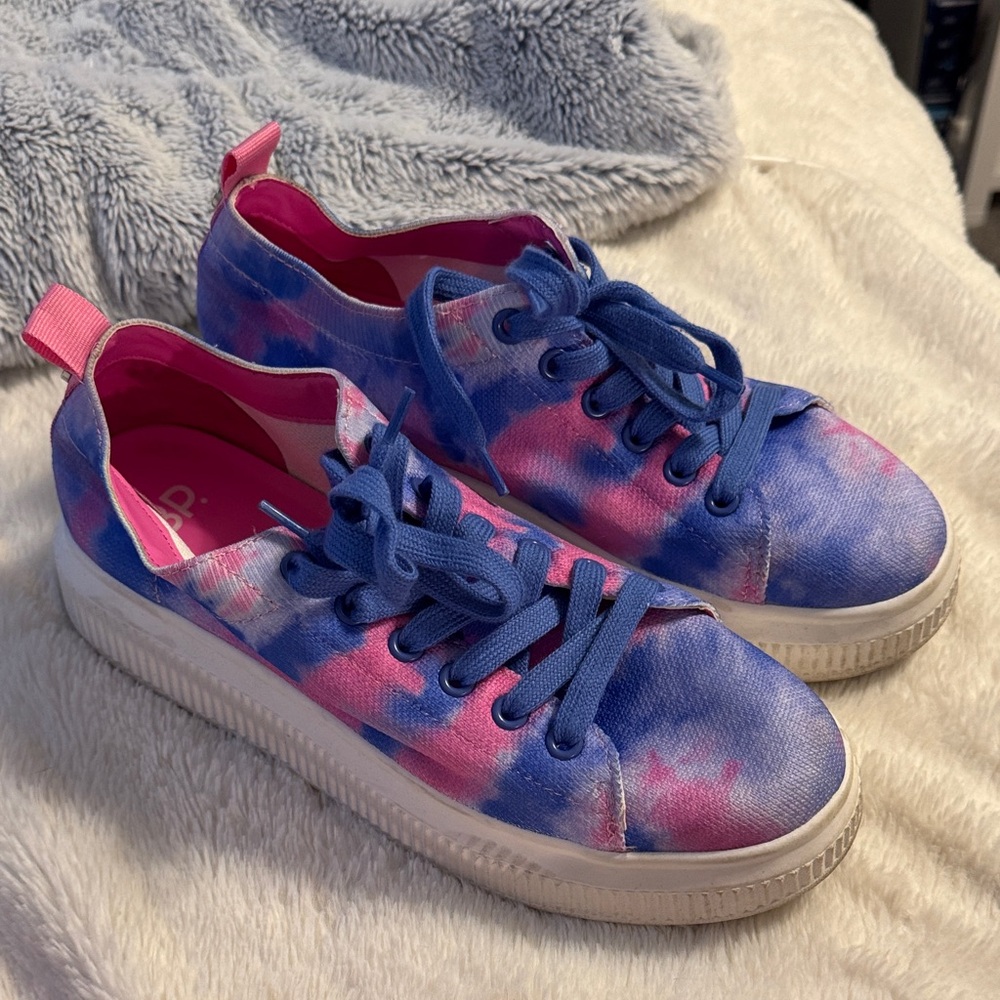 BP Blue and Pink Women's Sneakers